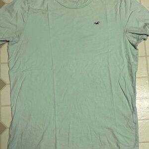 Hollister xl green short sleeve t shirt good used condition